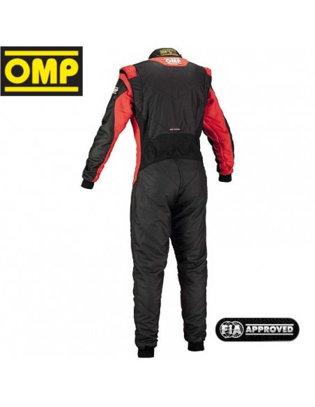 Combinaison FIA OMP Tecnica EVO 2018 Noir/Rouge