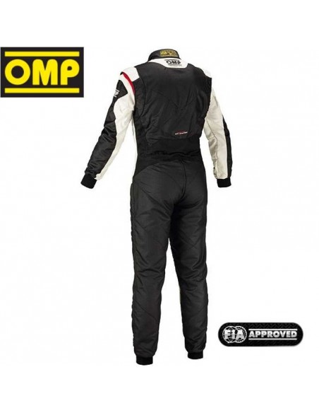 Combinaison FIA OMP Tecnica EVO 2018 Noir/Blanc