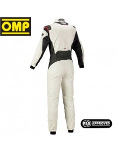Combinaison FIA OMP Tecnica EVO Noir/Blanc 2