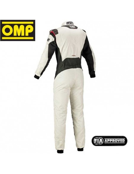 Combinaison FIA OMP Tecnica EVO 2018 Noir/Blanc