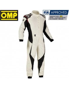 Combinaison FIA OMP Tecnica EVO Noir/Blanc