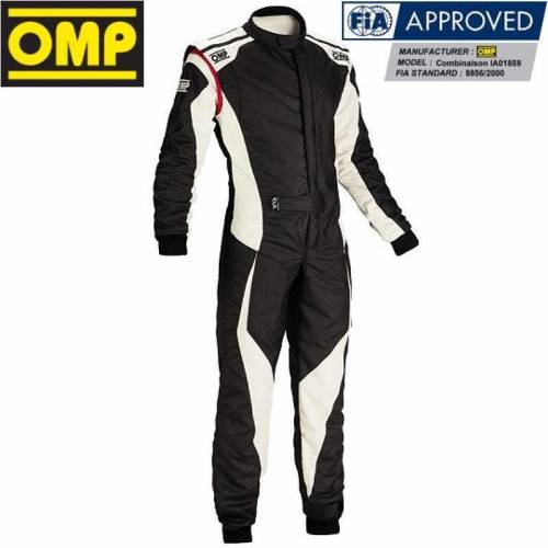 Combinaison FIA OMP Tecnica EVO Noir/Blanc