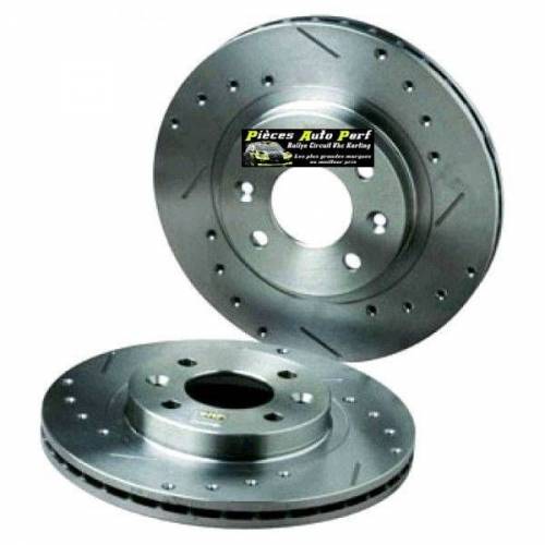 2 Disques de freins Avant Percés Rainurés 312x25mm Audi S3 1l8 Turbo 20v