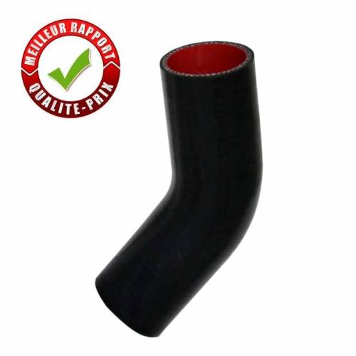 Tuyau de raccordement réservoir carburant Coudé 45° diamètre 57mm