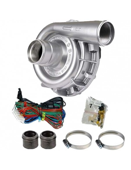 Kit complet Pompe à eau électrique Alu 12 volts Débit 115 litres/minute