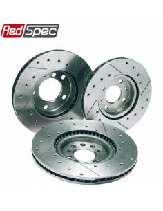 Disques de freins Avant Percés Rainurés pour CITROEN C4 1l6 16v
