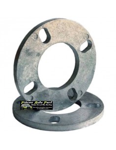 2 Elargisseurs de voie Universels 4 Trous Epaisseur 6mm