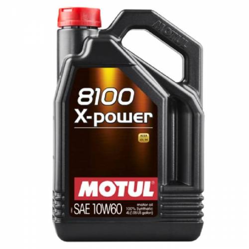 huile moteur 100% Synthétique MOTUL 8100 X-POWER 10w60