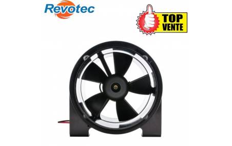 Ventilateur extracteur aluminium 12v 76mm REVOTEC