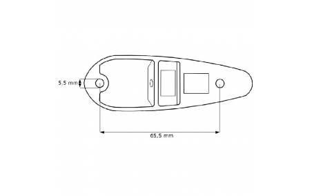 Rétroviseurs California Noir cotes