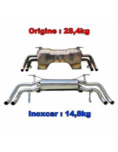 Silencieux racing droite + gauche en 100% Inox pour 
AUDI R8 4l2 V8 Quattro 430cv 2