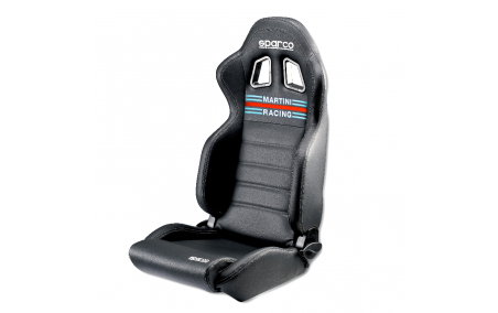 Siège sportif  réglable SPARCO R100 MARTINI Racing Simili-cuir