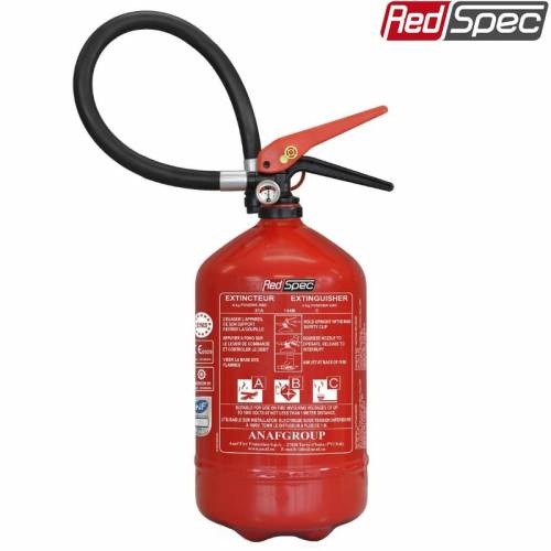Extincteur manuel Acier à poudre 4 kg REDSPEC