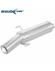 Silencieux échappement arrière Inox 1 sortie Ronde 102mm PEUGEOT 306 1l9 TD 2