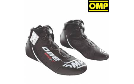 Bottines FIA Cuir OMP One Evo X R noir