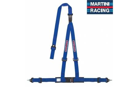 Harnais routier MARTINI RACING 3 points de fixation bleu
