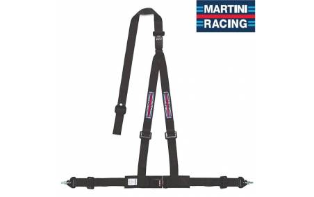 Harnais routier MARTINI RACING 3 points de fixation noir