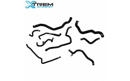Kit Durites d'eau silicone renforcé noir Renault Clio 4 RS