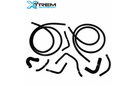 Kit Durites d'eau silicone renforcé noir Renault 8 Gordini