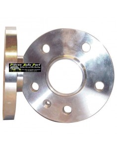 2 Elargisseurs de voie Alu Double centrage 5 Trous Epaisseur 16mm