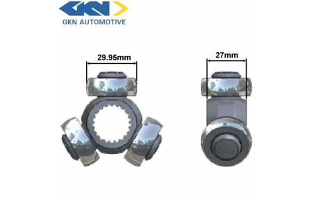 Cotes du Tripode GKN 24 cannelures / GI2600i