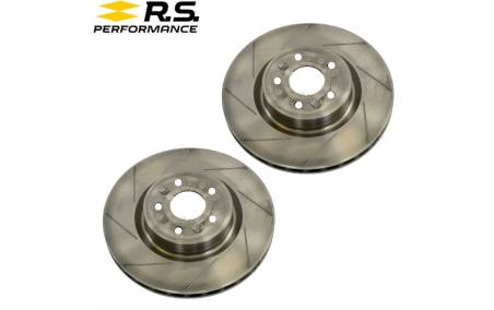 Disques de freins avant rainurés RS PERFORMANCE Renault MEGANE 3 RS