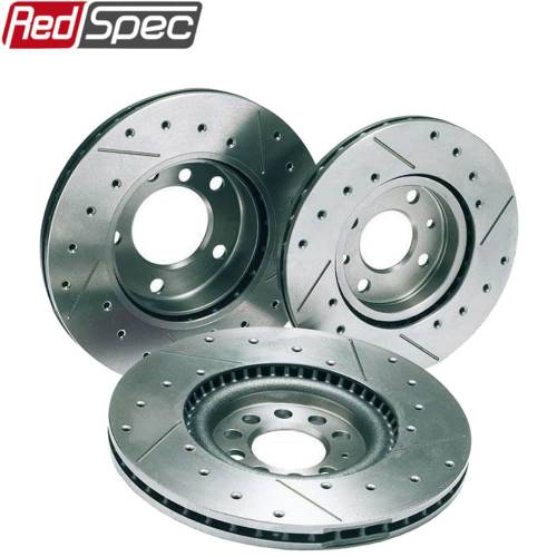 Disques de freins Avant Percés Rainurés 278x24mm Ford Sierra Cosworth 4wd