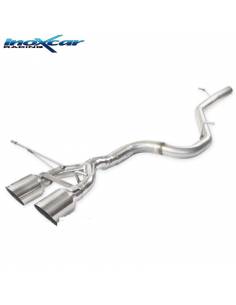 Ligne catback Inox 2 sorties Racing 102mm Volkswagen Golf 6 R