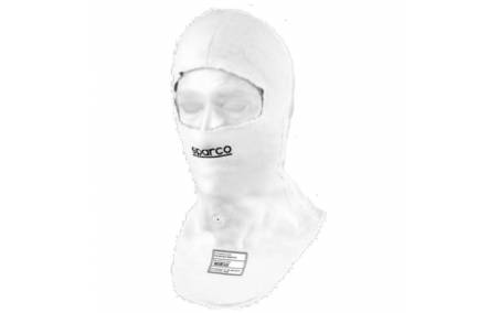 Cagoule ouverte FIA SPARCO Shield Tech blanche