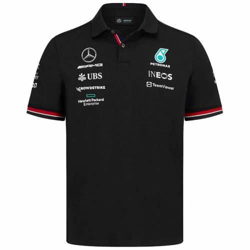 Polo homme MERCEDES AMG Team Noir