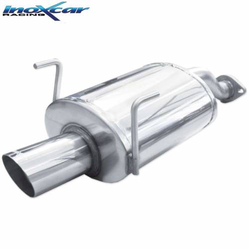 Silencieux échappement Inox 1 sortie Racing 90mm Honda Civic Type-R 200cv