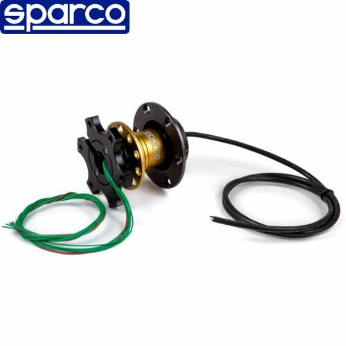 Moyeu de Volant escamotable Boulonné 6 trous SPARCO pré-câblé