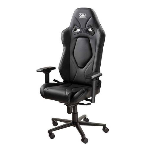 Siège de bureau Simili Cuir OMP GS Noir