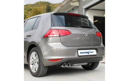 Volkswagen Golf 7 1.4 TSi avec Terminal inox sorties Racing