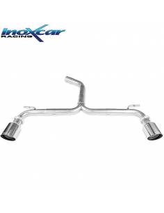 Terminal inox sans silencieux sorties Racing D+G 1x102 Volkswagen Golf 7 2.0 GTD