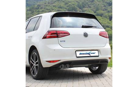 Volkswagen Golf 7 GTE Hybrid avec Terminal racing inox sorties 2x80