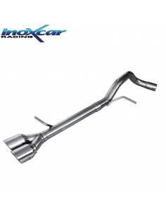 Terminal Inox sans silencieux sorties 2x80mm racing VOLKSWAGEN Polo 6R GTi