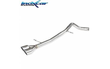 Terminal inox sans silencieux sorties Racing 2x80 Volkswagen Polo 6C GTi