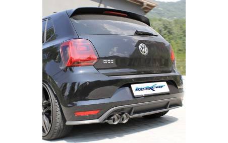Volkswagen Polo 6C GTi avec Terminal inox sans silencieux sorties Racing 2x80
