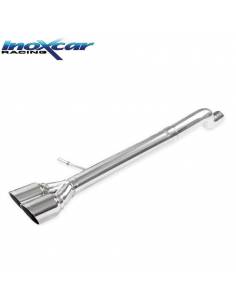 Terminal inox sans silencieux sorties Racing 2x80 Volkswagen Polo AW GTi restyling