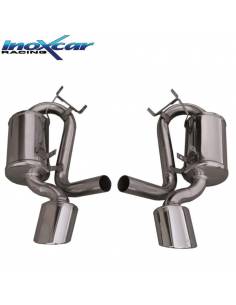 Silencieux échappement Inox sorties 150x105mm PORSCHE 997 Carrera 4S