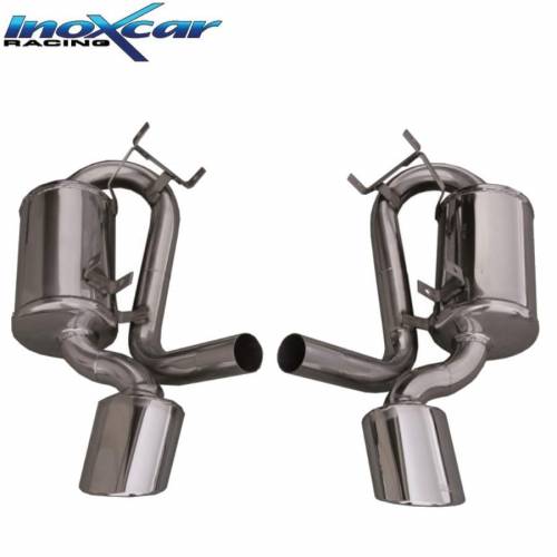 Silencieux échappement Inox sorties 150x105mm PORSCHE 997 Carrera 4S
