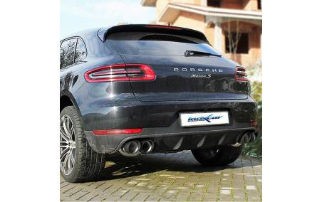 PORSCHE Macan S TDi avec Silencieux échappement Inox sorties Black Ceramic