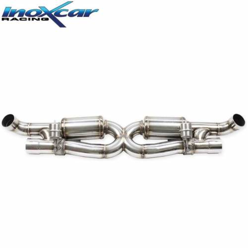 Silencieux échappement Inox avec valves PORSCHE 997.2 Cabriolet