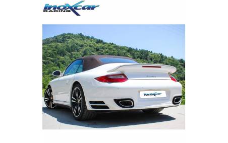 Silencieux échappement Inox avec valves sur PORSCHE 997.2 Cabriolet