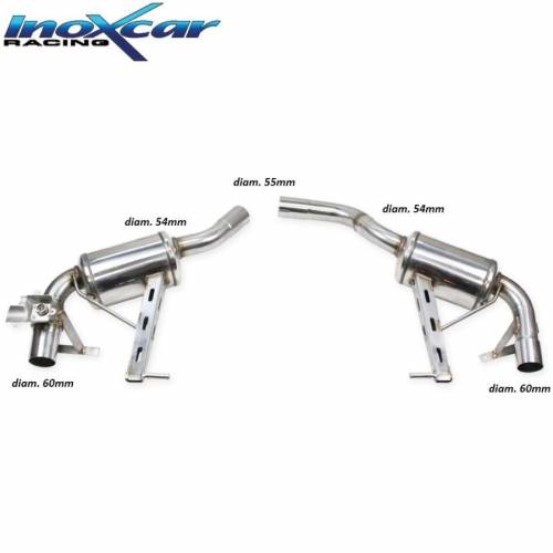 Silencieux échappement Inox avec valve PORSCHE Macan 2l0 TFSi