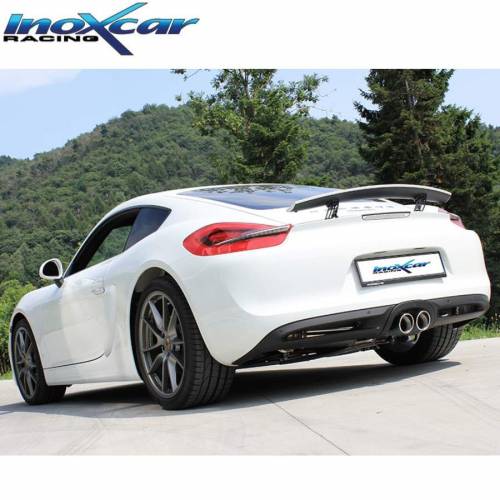 Silencieux échappement Inox sorties X-Race 90mm PORSCHE Cayman S 718