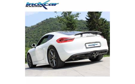 Silencieux échappement Inox sorties X-Race 90mm PORSCHE Cayman S 718