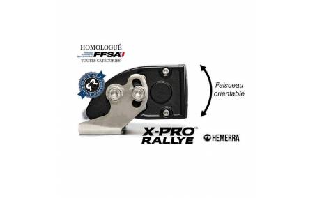 Fixations de la Rampe à leds virages HEMERRA X-Pro Rallye