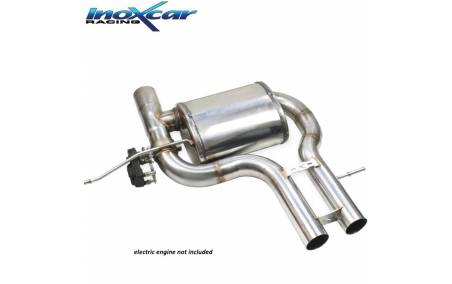 Silencieux échappement arrière Inox 2 sorties centrales avec valve RENAULT Megane 4 RS Trophy